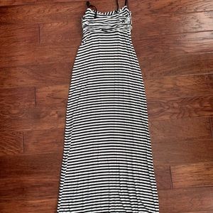 Striped maxi dress